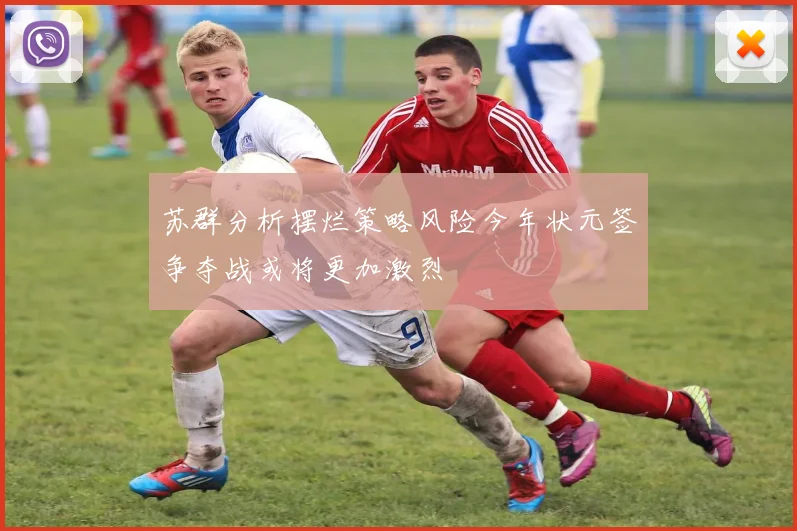 苏群分析摆烂策略风险今年状元签争夺战或将更加激烈